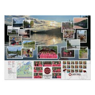 Poster des sentiers de canot 2021 Voyage au Canada