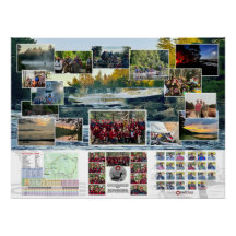 Poster des sentiers de canot 2023 Voyage au Canada