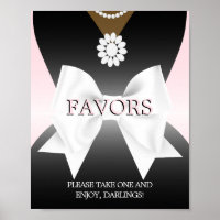 Poster des signes en faveur du Baby shower Ethnic 
