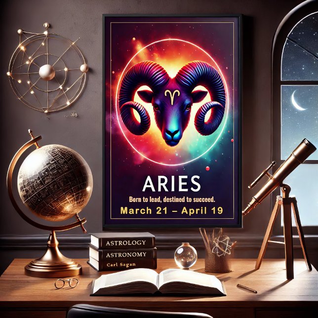 Poster des signes Zodiac de Aries (Créateur téléchargé)