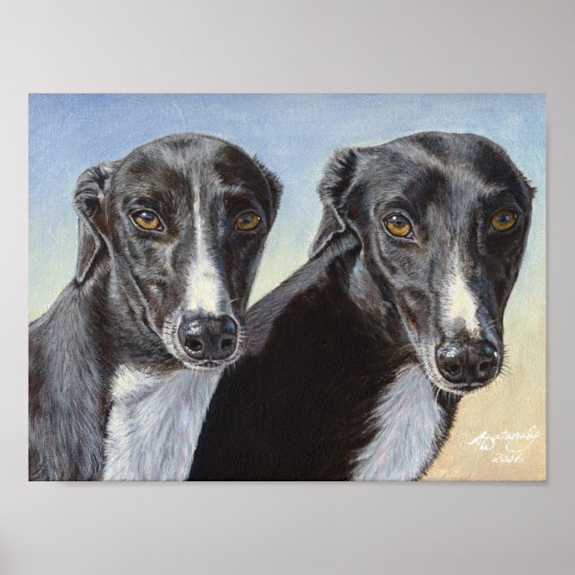 Poster des soeurs dansantes Greyhound Dog (Devant)