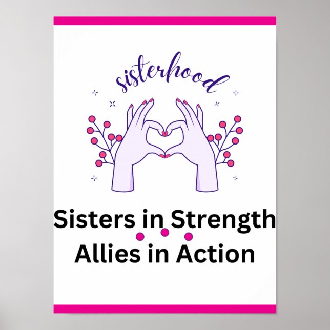 Poster des soeurs en force (Devant)
