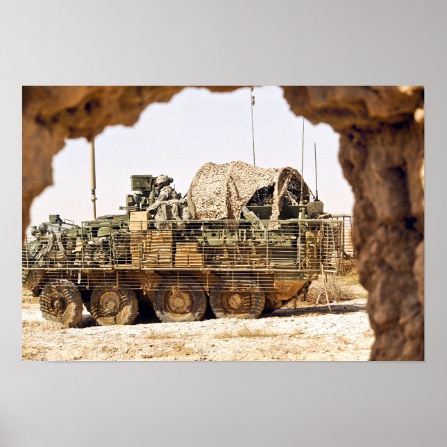 Poster Des soldats américains patrouillent en Afghanistan (Devant)