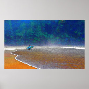 Poster des surfeurs de l'Oregon