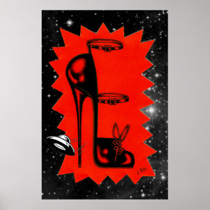 Poster des talons hauts dans les cieux