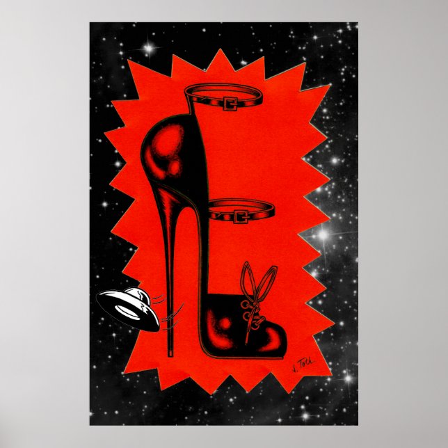 Poster des talons hauts dans les cieux (Devant)
