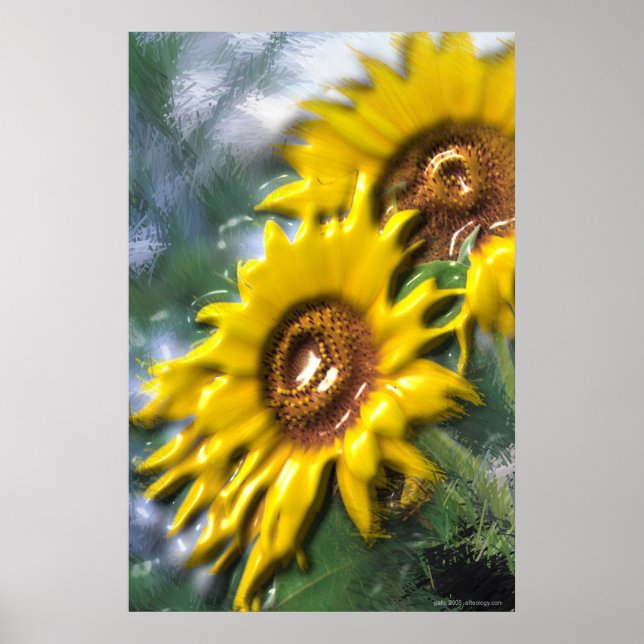 Poster des tournesols (Devant)