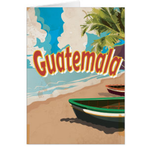 Poster des vacances Vintages au Guatemala