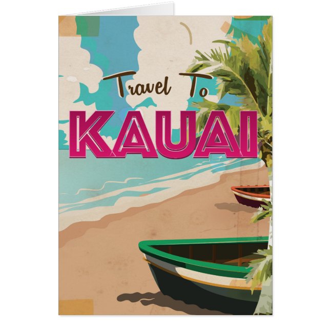Poster des vacances Vintages de Kauai (Devant)