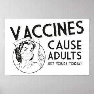 Poster des vaccins pour adultes