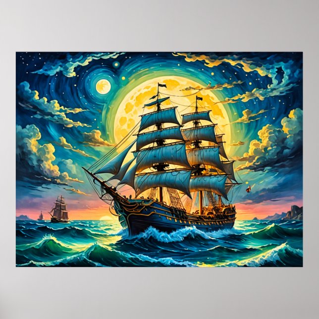 Poster des voiliers (Devant)