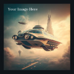 Poster des voitures volantes de science-fiction vi<br><div class="desc">Que vous soyez amateur de science-fiction classique ou que vous appréciiez simplement l'art du poster vintage, "Rêves rétro-futuristes" est un must pour votre collection. Accrochez-le dans votre maison, votre bureau ou votre studio et laissez-le vous transporter dans un monde de possibilités infinies et de technologie incroyable. Ne manquez pas l'occasion...</div>