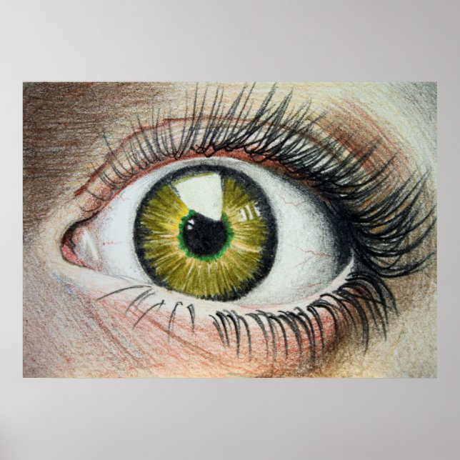 Poster des yeux épouvantables (Devant)