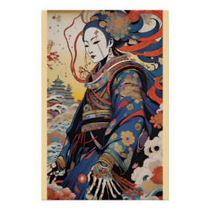 Poster Descente d'hiver - Ken Gage Surreal Art