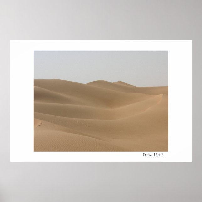 Poster Désert à Dubaï (Devant)