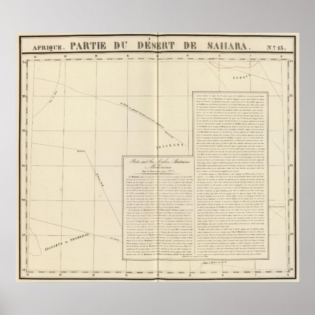 Poster Désert du Sahara, Afrique 13 (Devant)