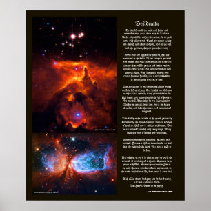 Poster Desiderata - La beauté de l'espace extra-atmosphér
