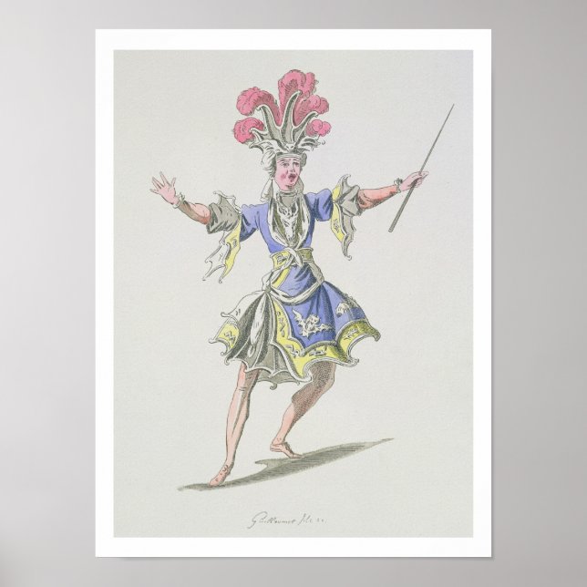 Poster Design de costume pour le Magicien, à Dardanus, a  (Devant)