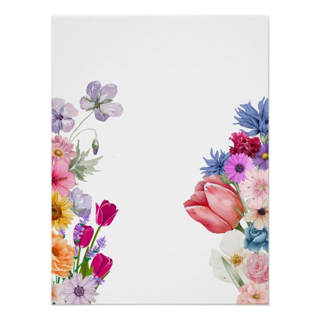 Poster Design esthétique Floral - Fleur (Devant)
