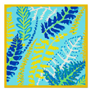 Poster Design floral dynamique