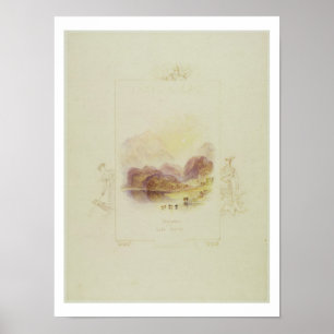 Poster Design for an illustration for Walter Scott's Lad