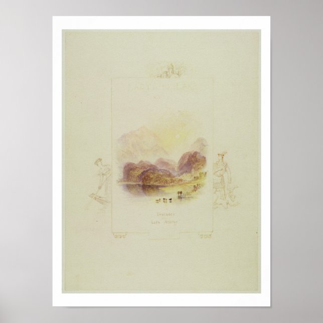 Poster Design for an illustration for Walter Scott's Lad (Devant)