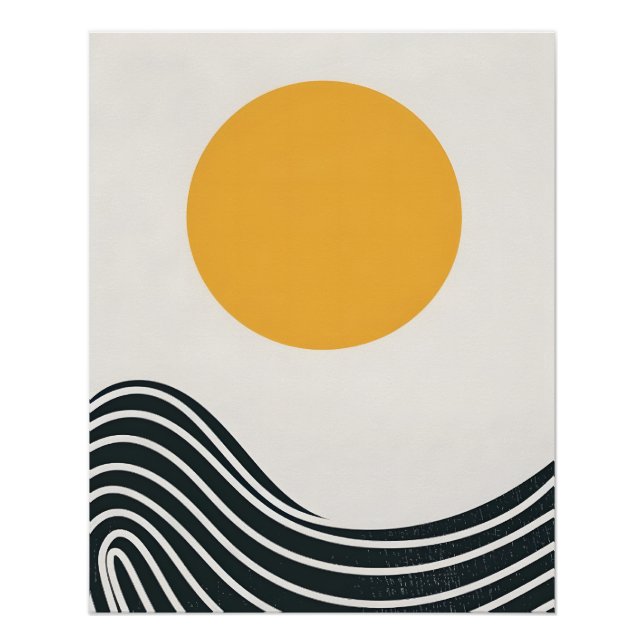 Poster Design scandinave boho moderne (Devant)