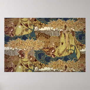 Poster Design textile par Christopher Dresser