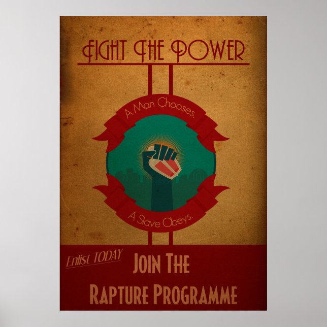 Poster Désobéir (Devant)