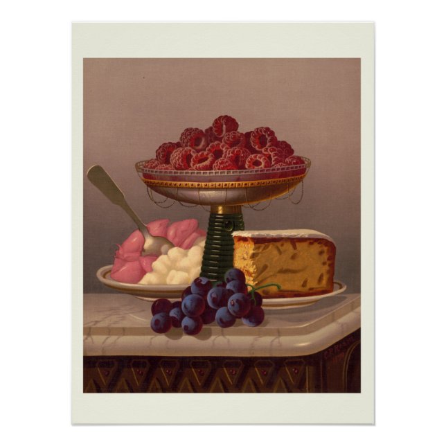 Poster Dessert Impressions de vie morte (Devant)