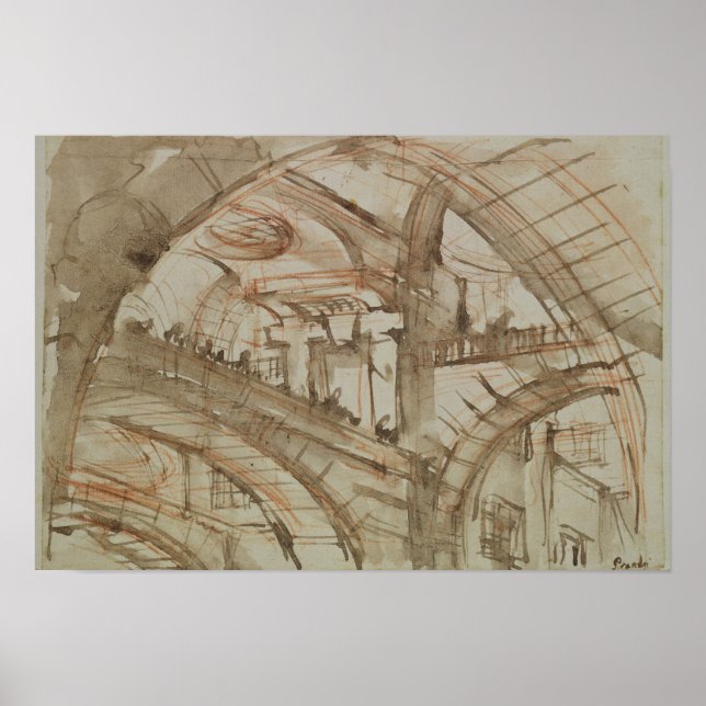 Poster Dessin de prison imaginaire (Devant)