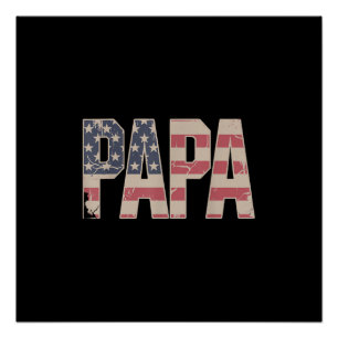 Poster Dessin drôle de Papa pour Grand-Père de la part de