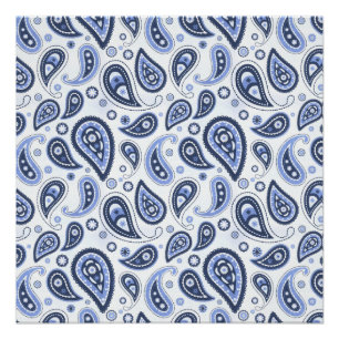 Poster Dessin imprimé paisley floral complexe