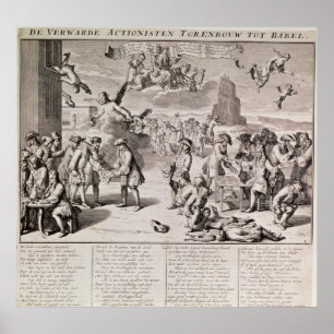 Poster Dessin ridiculisant l'expérience désastreuse