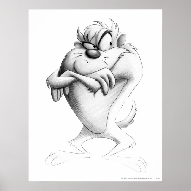 Poster Dessin TAZ™ (Devant)