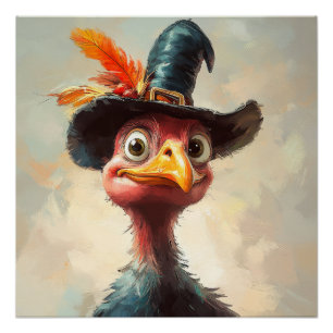 Poster Dessin Thanksgiving Turquie