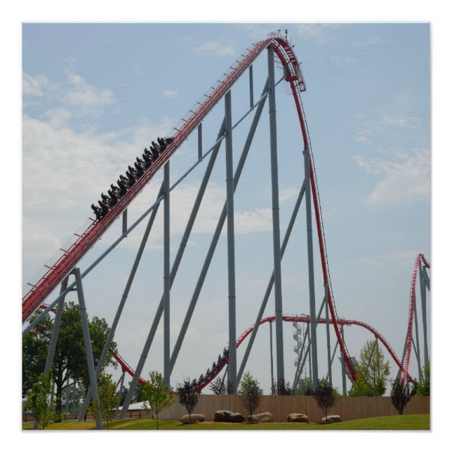 Poster Dessous de verre à rouleaux (Devant)