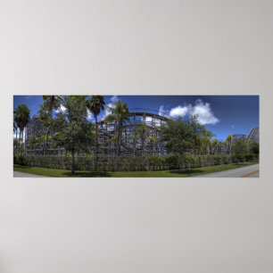 Poster "Dessous de verre en bois tropical"