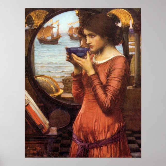 Poster Destiny Pré-Raphaelite Par John Waterhouse (Devant)