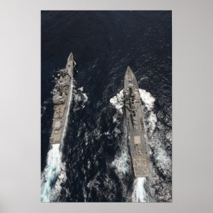 Poster Destroyer USS Gridley de missile guidé