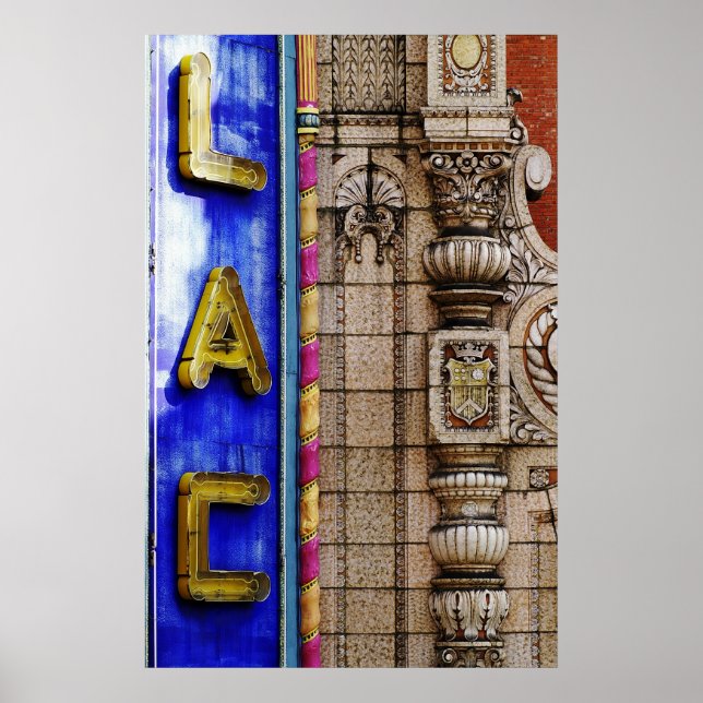 Poster Détail architectural : Palace Theatre Marquee (Devant)