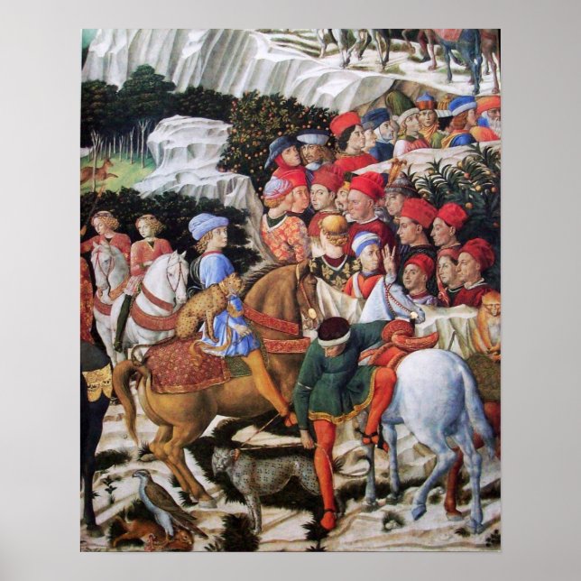 Poster Détail de la procession de la Magus Melchior (Devant)