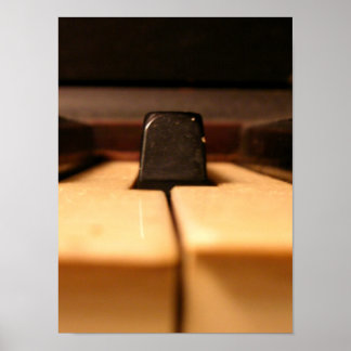 Poster Détails du piano