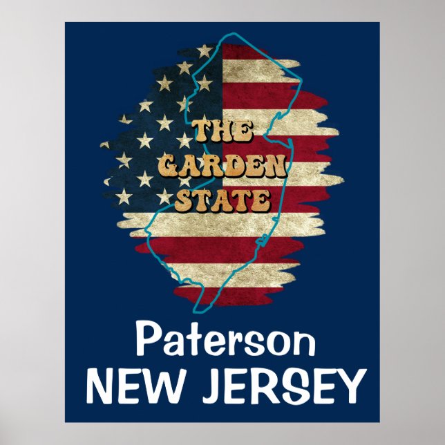 Poster d'État personnalisé du New Jersey (Devant)