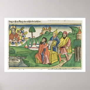 Poster Deutéronome : Frontispiece dans laquelle Dieu fait