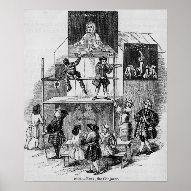 Poster Deux annonces concernant Faux, le Conjurer (Devant)