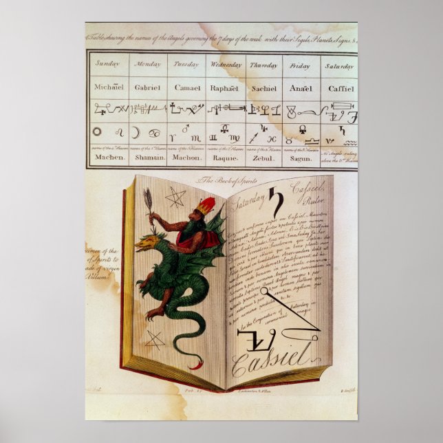 Poster Deux pages de 'The Magus' (Devant)