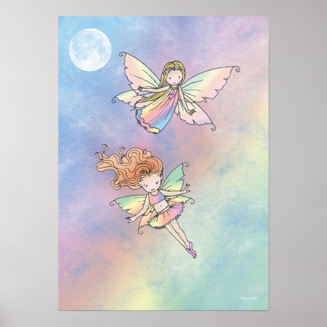 Poster Deux Petits Pixies Douces (Devant)