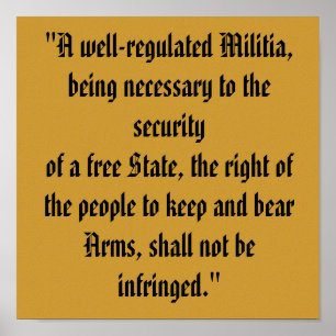 Poster Deuxième modification