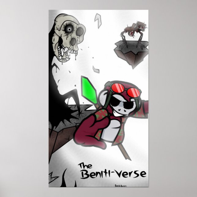 Poster d'évacuation de marron (Devant)